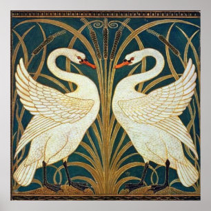 Poster Walter Crane Swan