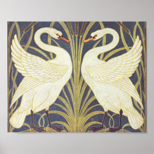 Poster Walter Crane Swan