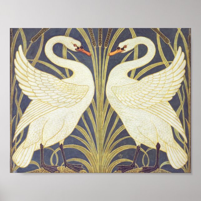 Poster Walter Crane Swan (Devant)