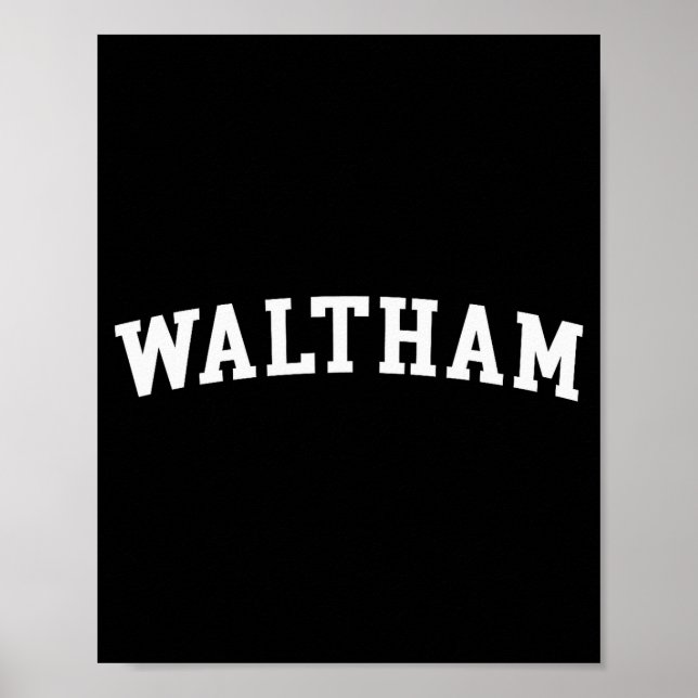 Poster Waltham  (Devant)