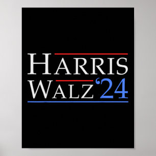 Poster Walz 2024 Sauvez la démocratie 2024 Élection Drôle