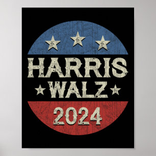 Poster WAlzheimer 2024 Election Kamala Harris Tim W 2024
