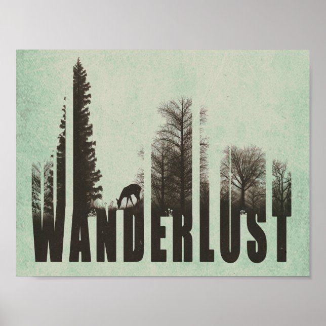 Poster Wanderlust (Devant)