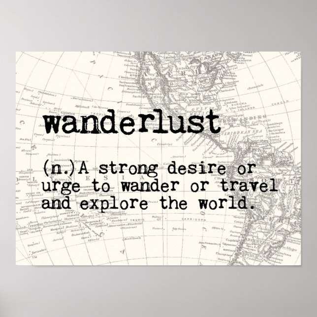 Poster Wanderlust (Devant)