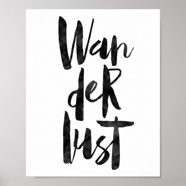 Poster Wanderlust (Devant)