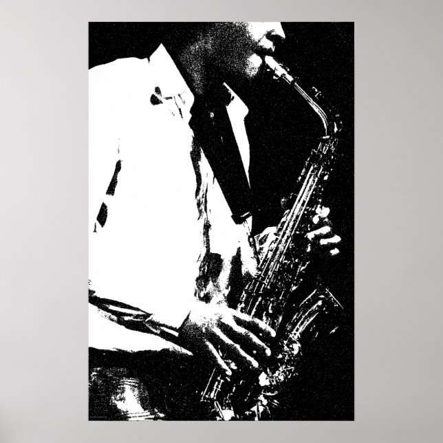 Poster Wapcn saxophone (Devant)