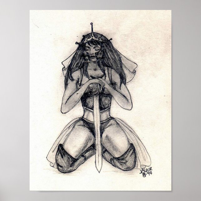 Poster Warror Woman (Devant)