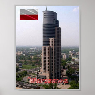 Poster Warsaw - Trade Tower - Poland -