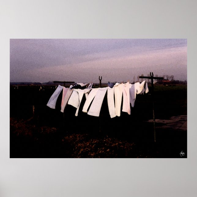Poster Washday à Amsterdam - Open Edition Imprimer (Devant)