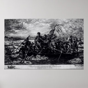 Poster Washington Crossing the Delaware