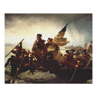 Poster Washington Crossing the Delaware by Emanuel Leutze