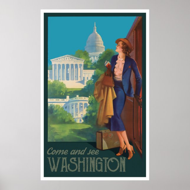 Poster Washington DC (Devant)