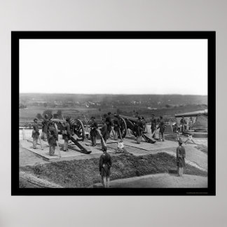 Poster Washington, DC Défendre les équipages de canons 18