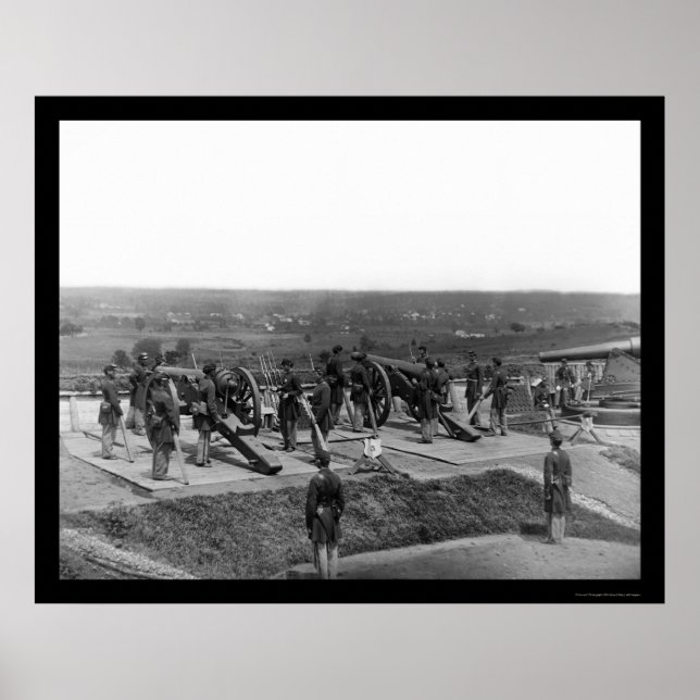 Poster Washington, DC Défendre les équipages de canons 18 (Devant)