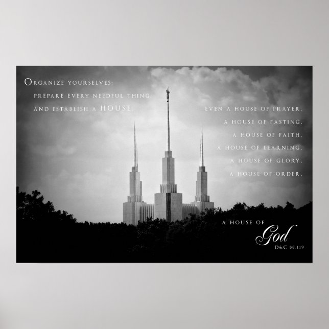 Poster - Washington DC LDS Temple 3 (Front)