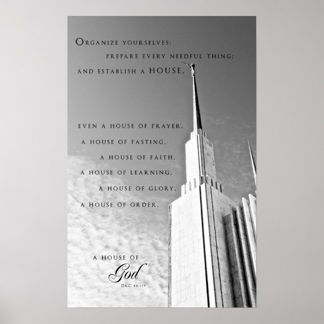 Poster - Washington DC LDS Temple 4 (Devant)