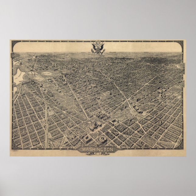 Poster Washington DC (Olsen) 1923 MED QUALITY (voir note) (Devant)