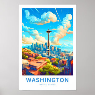 Poster Washington États-Unis