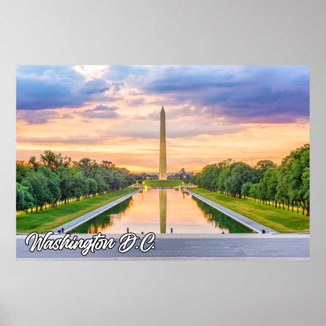 Poster Washington Monument, Washington, D.C. (Devant)