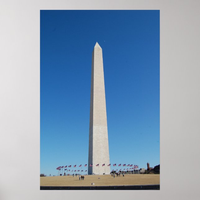 Poster Washington Monument, Washington DC (Devant)