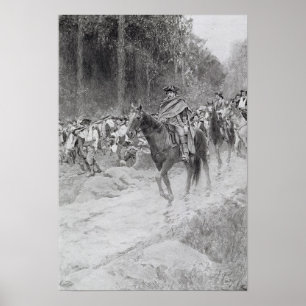 Poster Washington's Retreat from Great Meadows