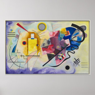 Poster Wassili Kandinsky  Jaune-Rouge-Bleu - 1925