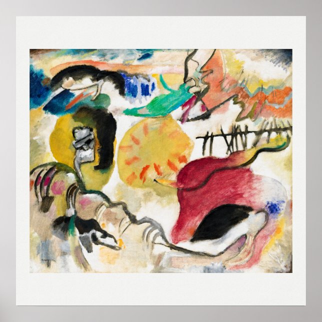POSTER : WASSILY KANDINSKY : GARDEN OF LOVE II (Front)