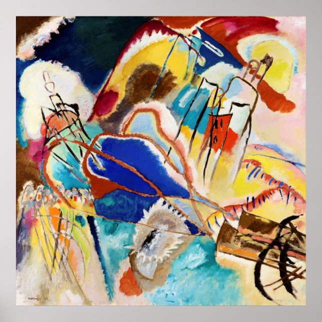 Poster Wassily Kandinsky | Improvisation no 30 - 1913 (Devant)