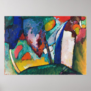 Poster Wassily Kandinsky   La cascade - 1909