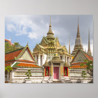 Poster Wat Pho, Bangkok, Thaïlande