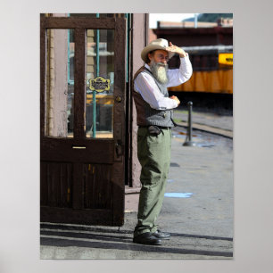 Poster Watching for the Durango & Silverton Train