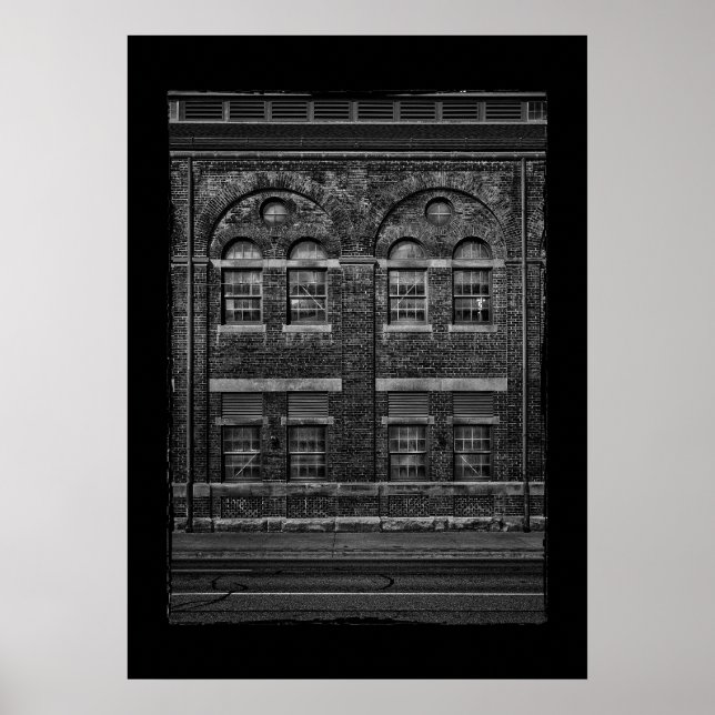 Poster Water Gas Purification House No 3 with Border (Devant)