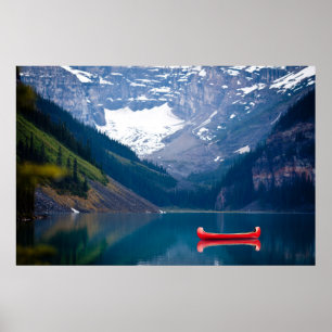 Poster Water Lake Louise Canadian Rocky Mountains