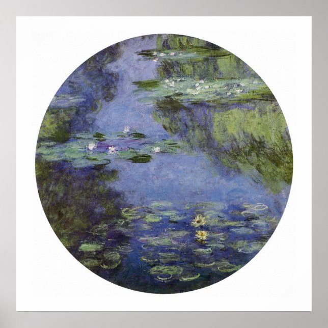Poster Water-Lilies, 1908 (Devant)
