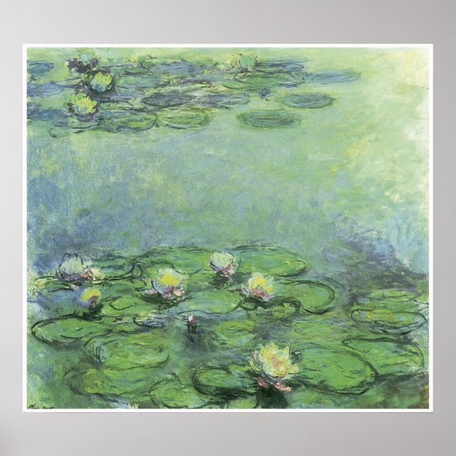 Poster Water-Lilies, ch. 1914-17 ; huile sur toile (Devant)