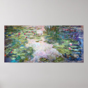 Poster Water Lily Pond à Giverny, Claude Monet