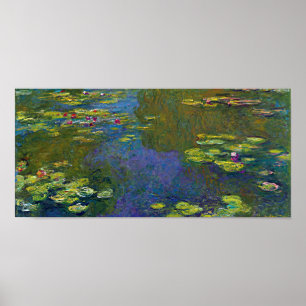 Poster Water Lily Pond à Giverny, Claude Monet