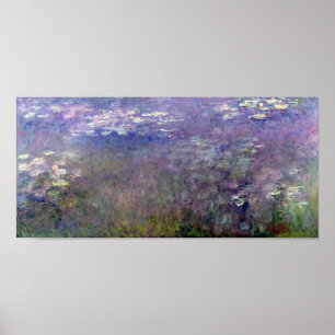 Poster Water Lily Pond à Giverny, Claude Monet