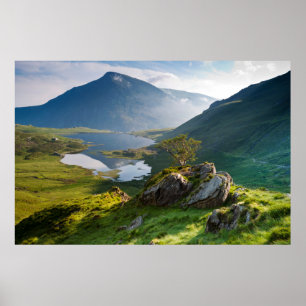Poster Water   Pen yr Ole Wen Lake Idwal Snowdonia Park