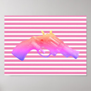 Poster Water pistol toy Pistolet à eau