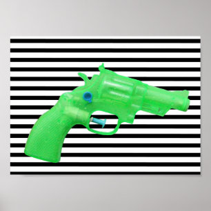 Poster Water pistol toy Pistolet à eau Jouet photo