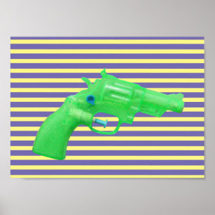 Poster Water pistol toy Pistolet à eau Jouet photo