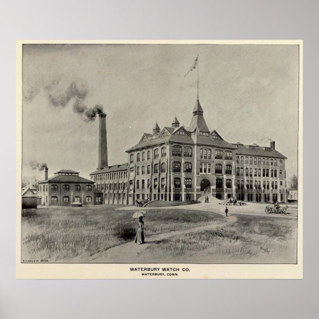 Poster Waterbury Watch Co (Devant)