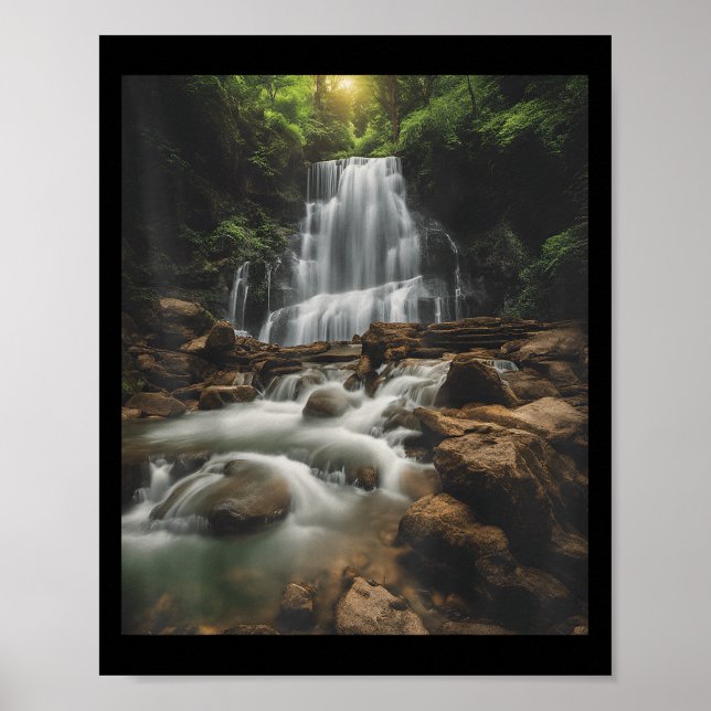 Poster Waterfall Style Life_ Pastel Falls And Nature Call (Devant)