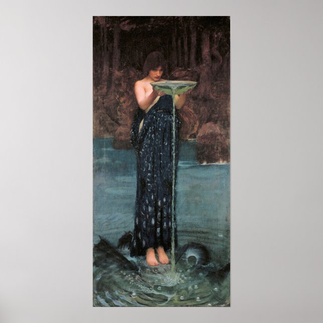 Poster Waterhouse - Circe Invidiosa 1892 (Devant)