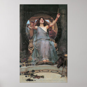 Poster Waterhouse - Circe Offrant La Coupe À Ulysse