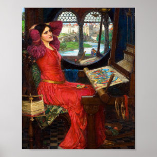 Poster Waterhouse Je suis à moitié malade d'ombres