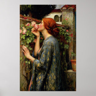Poster Waterhouse - L'Âme Du Rose 1903