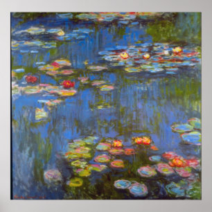 Poster Waterlillies par Claude Monet