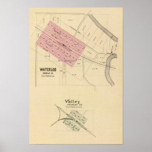 Poster Waterloo et vallée, Nébraska